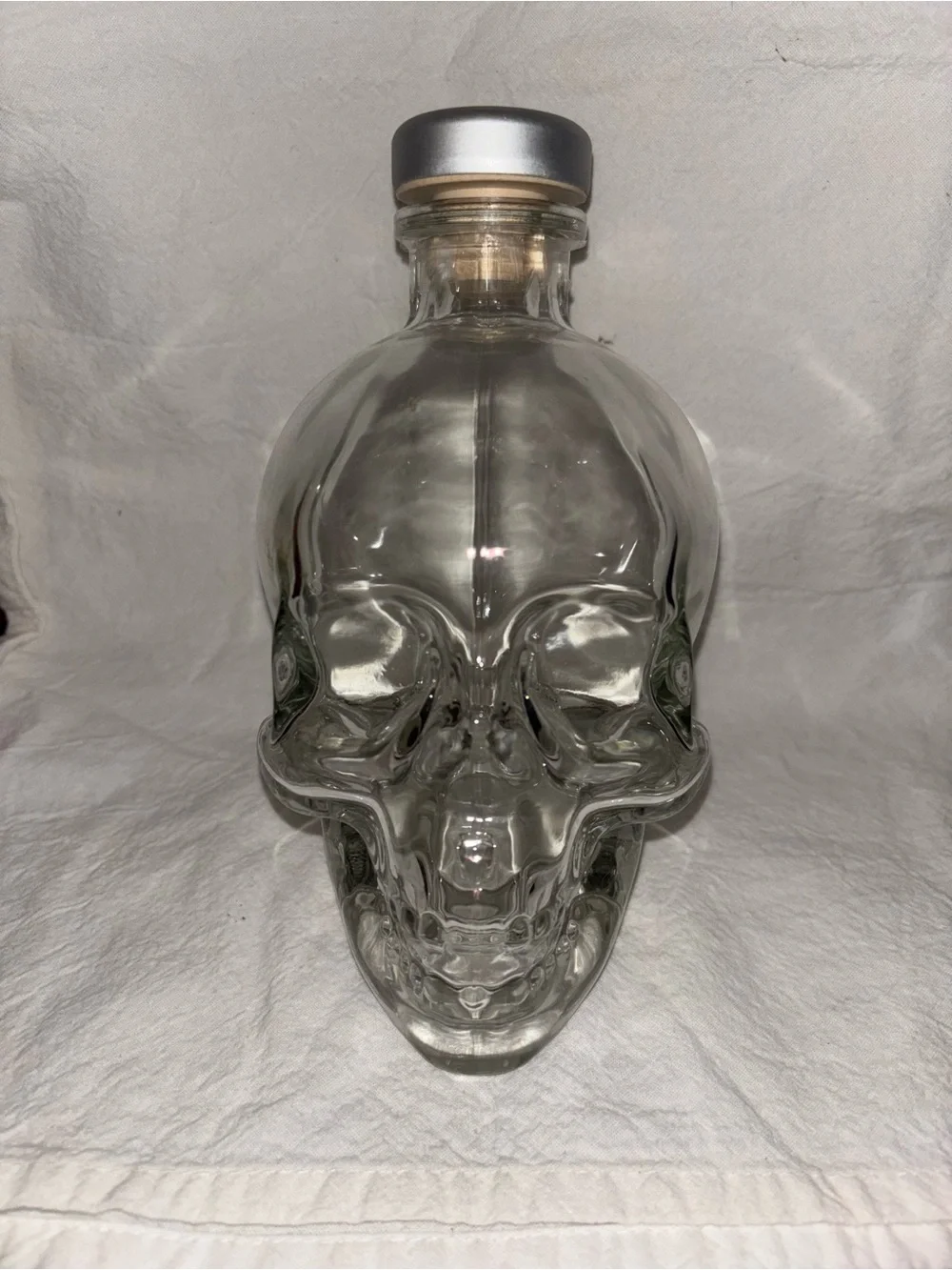 Crystal Head Clear Glass Skull Decanter - Home Accents